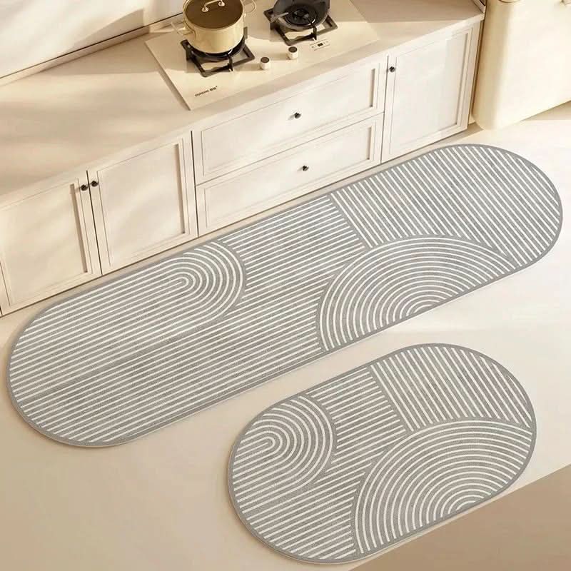 Elegant og funksjonell kjøkkenmatte. Sklisikker, ergonomisk design for bedre holdning og komfort.