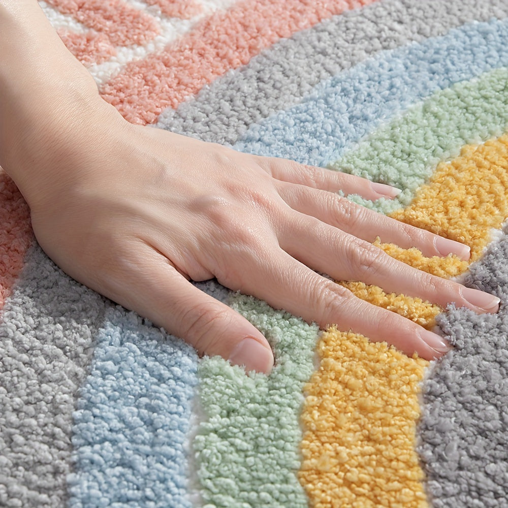Premium absorberende mikrofiber badematte. Sklisikker og hurtigtørkende for trygt og komfortabelt baderom.