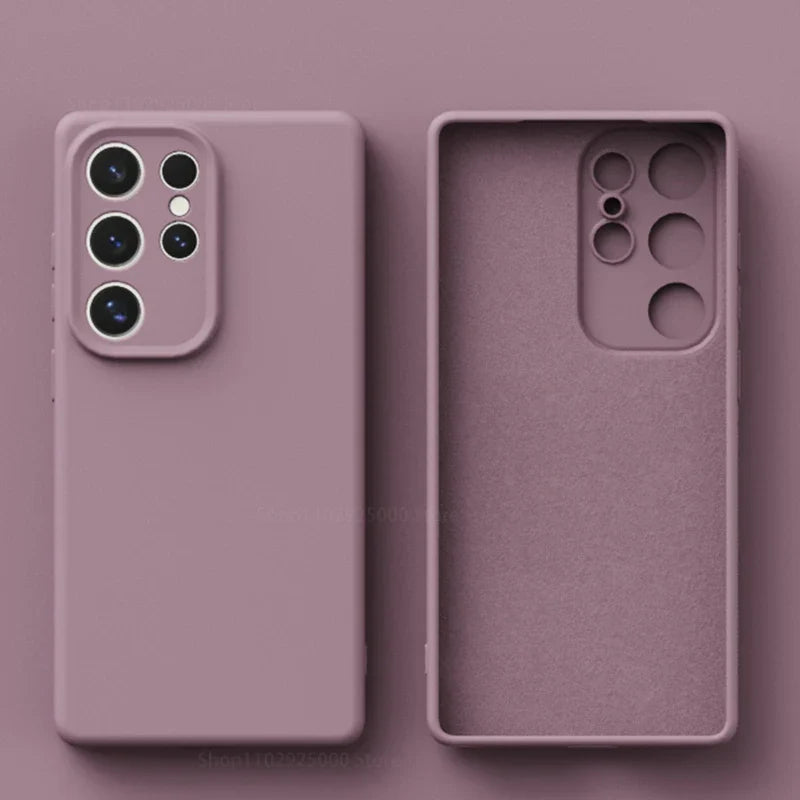Slankt, gjennomsiktig mobildeksel for Samsung Galaxy S25. Viser frem telefonens design, gir beskyttelse.