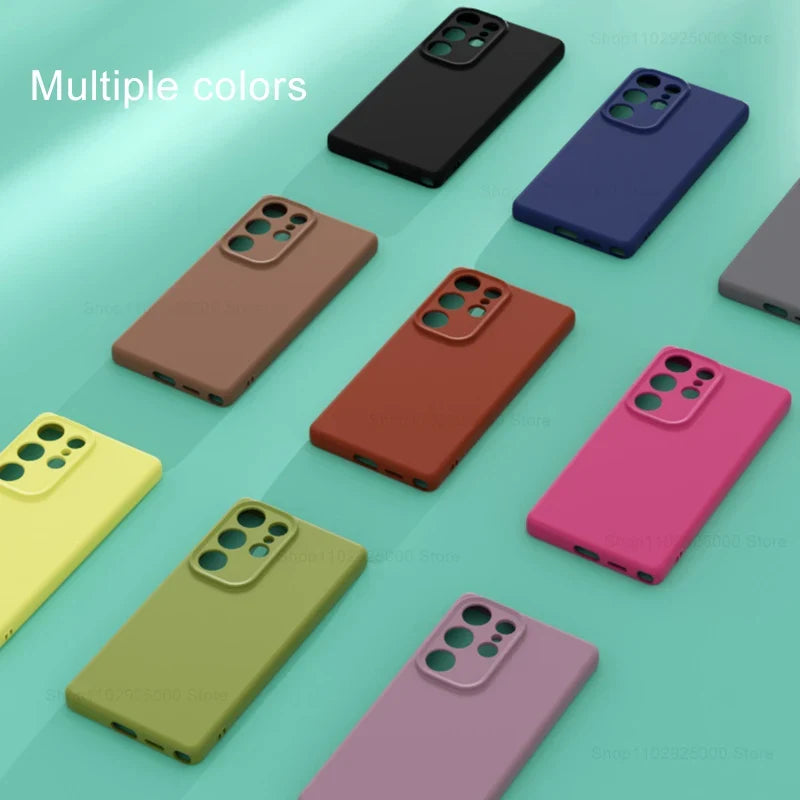 Elegant, slankt mobildeksel for Samsung Galaxy S23. Optimal passform i hvitt. Full beskyttelse for mobilen.