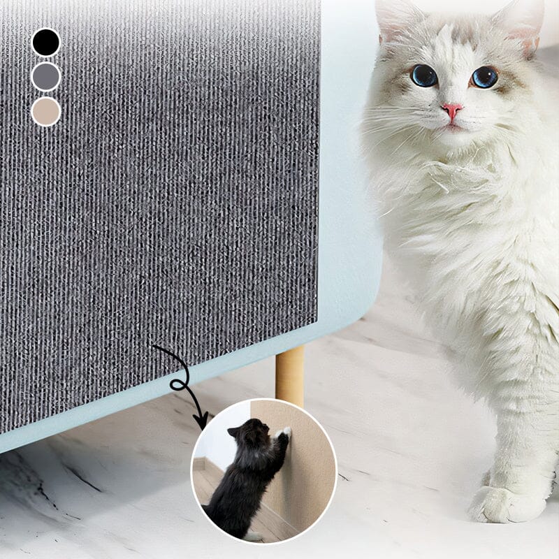 Katt på slitesterk klorematte, kvesse klør og beskytte sofaen mot skader.