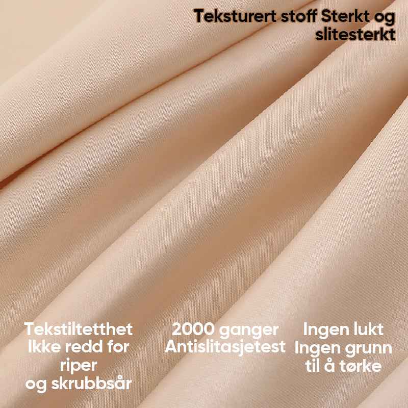 Plassbesparende kompresjonspose for dyner, holder soverommet organisert og rent.