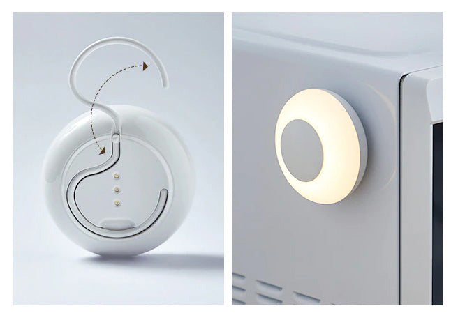 Praktisk trådløs bordlampe for hjem og kontor, med innebygd Qi-lader og øyepleie LED-lys for lesing.