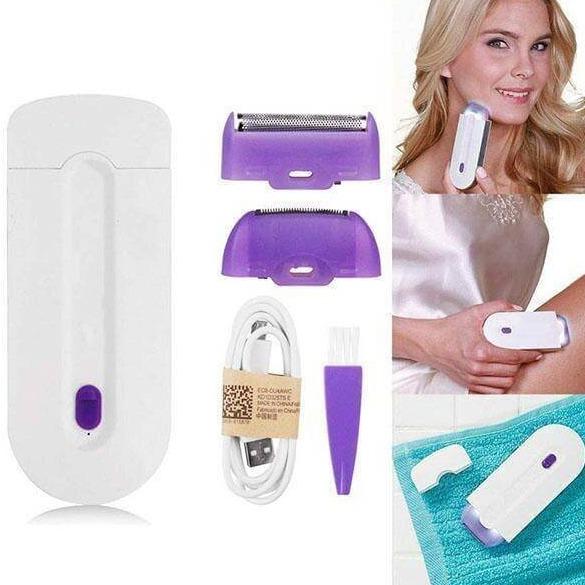 Enkel smertefri laser hårfjerner for unisex. Passer alle hudtyper, gir varig glatt hud.