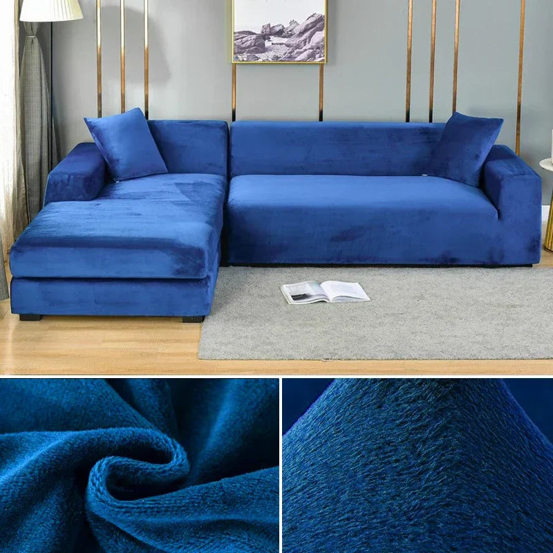 Interiørdesign med stilfullt sofatrekk. Elastisk og enkel å bruke for beskyttelse.