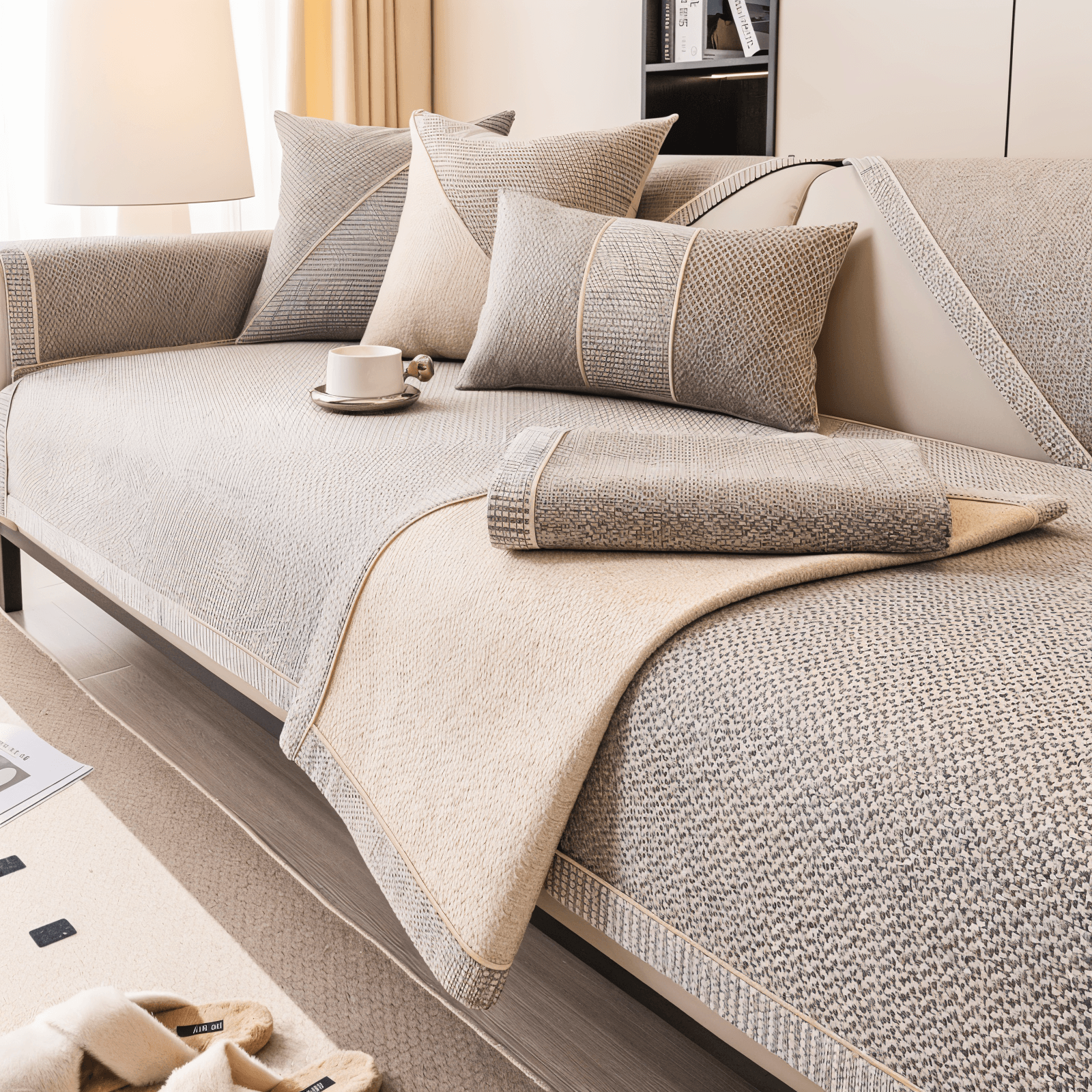 Sofatrekk i flere farger som beskytter sofaen effektivt mot slitasje og gir stuen en ny look.