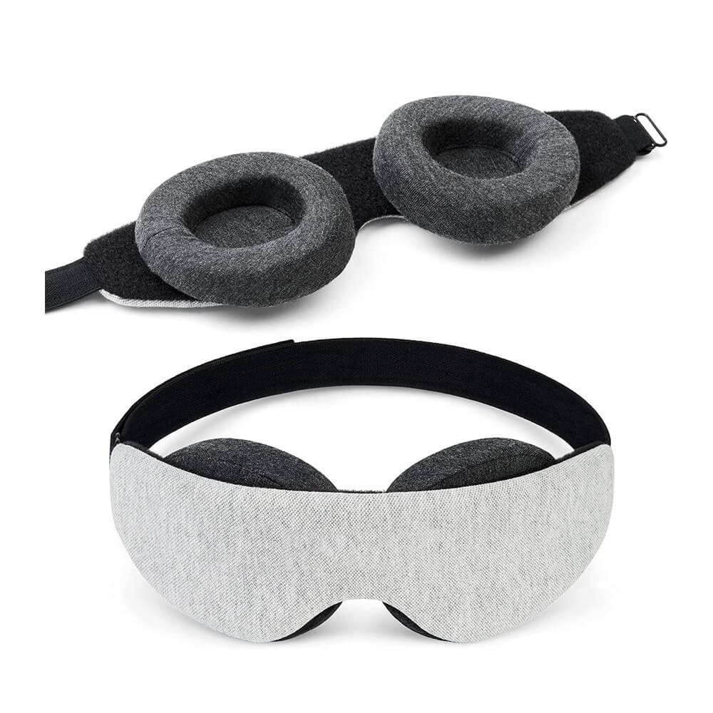 Sovemaske for dyp søvn. Komfortabel øyemaske med total mørklegging, pustende og justerbar for avslapning.