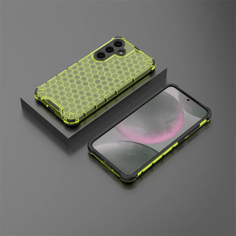 Forsterkede hjørner på støtsikker veske for Samsung Galaxy S25 Ultra. Maksimal fallbeskyttelse.