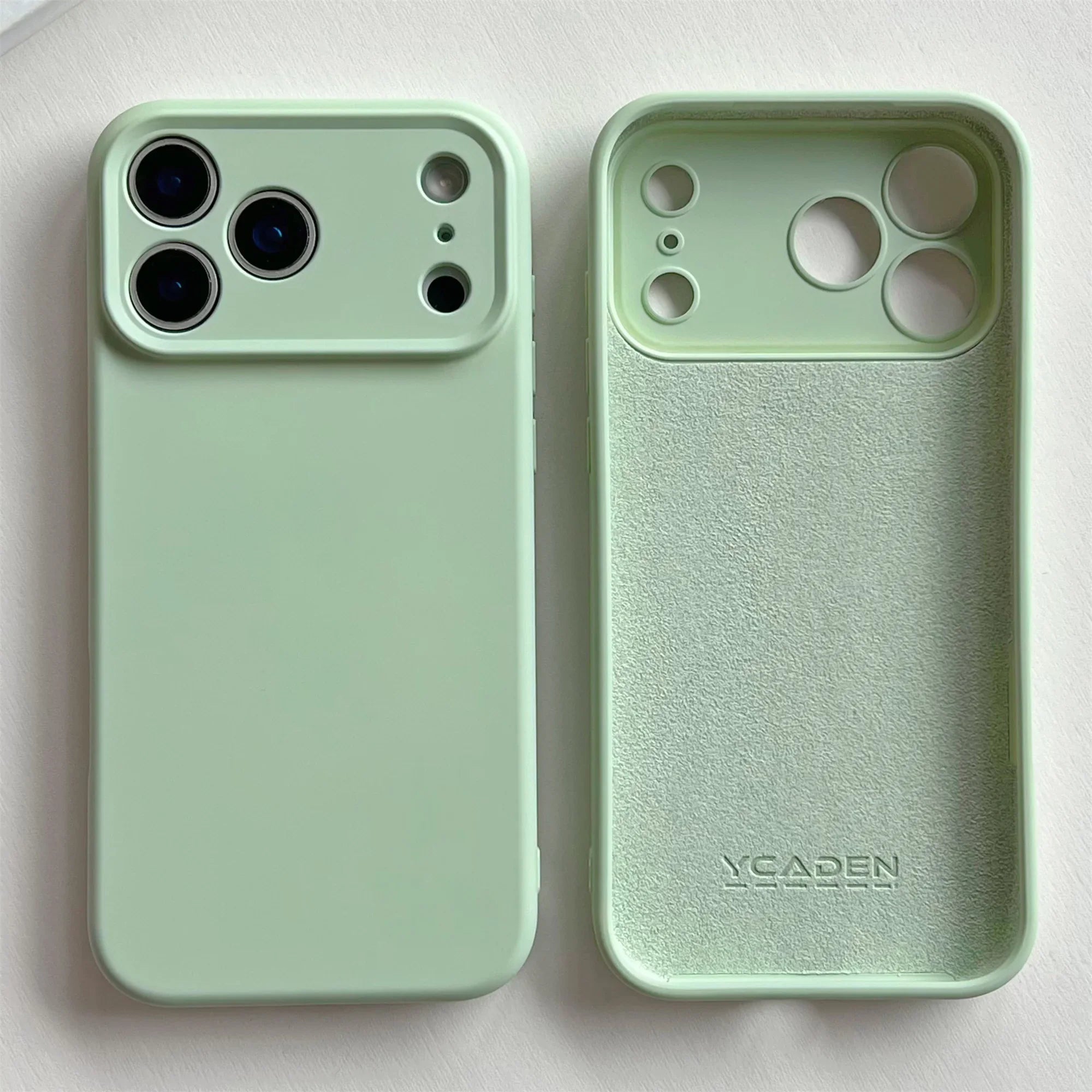 Nærbilde av kamera-beskyttelse på iPhone 16/17 Pro Max deksel. Støtsikker & presis.
