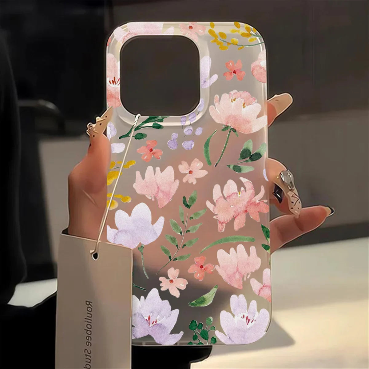 Robust mobilcover til iPhone, støtsikker TPU bumper for ekstra beskyttelse.