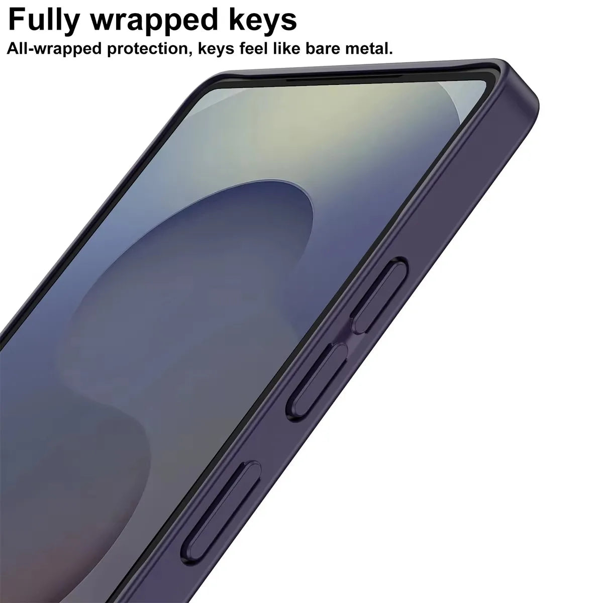 Samsung Galaxy S25 Ultra med påmontert støtsikkert deksel. Sikrer hverdagsbeskyttelse og lang levetid.