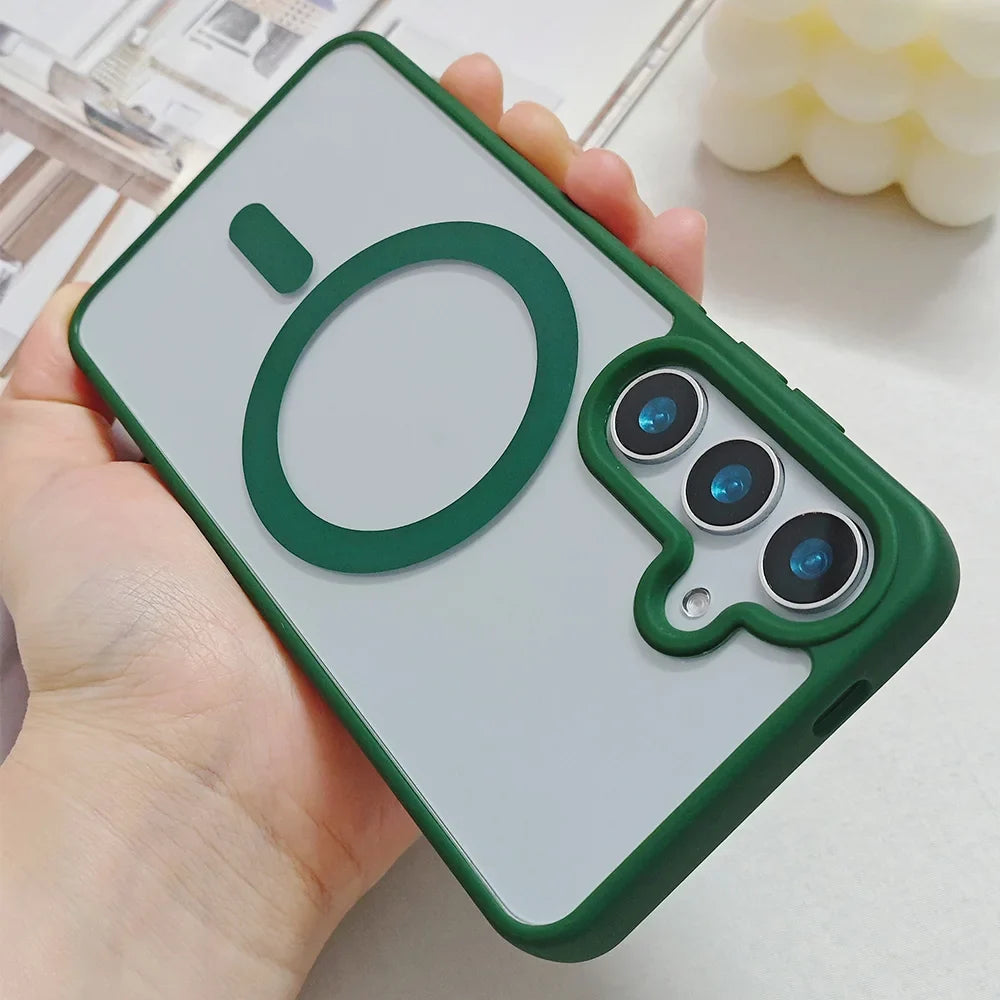 Transparent og støtsikkert deksel for Samsung S24 FE. Essensiell mobiltelefonbeskyttelse.