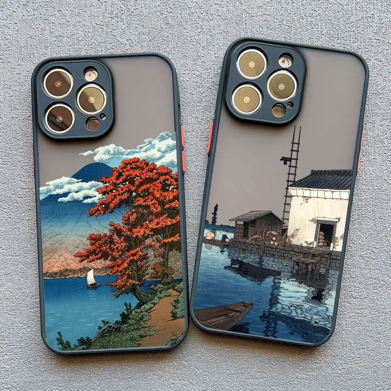 Unikt estetisk iPhone deksel. Stilig design og robust telefonbeskyttelse for alle 11-17 modeller.