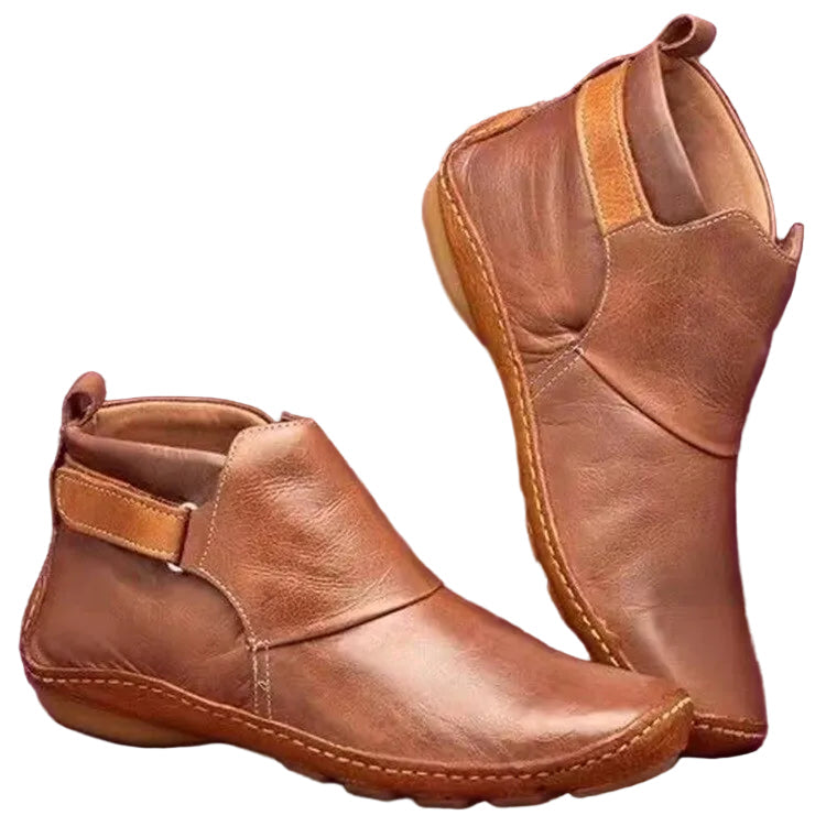 Stilige brune damesko med ortopedisk støtte for komfort hele dagen. Perfekt for jobb og fritid.
