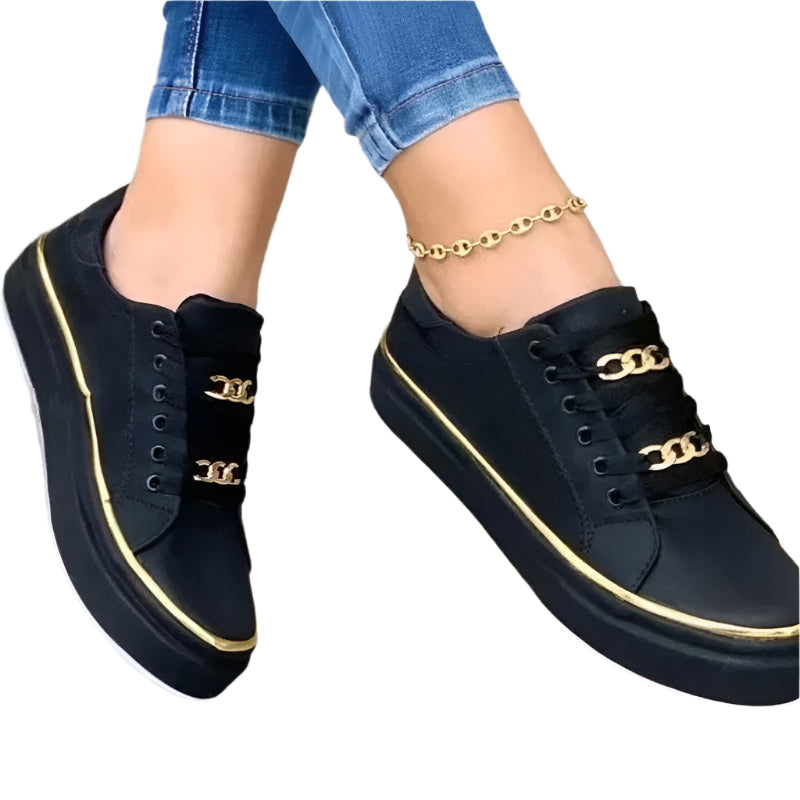 Stilige dame sneakers for hverdag, komfortable med moderne design. Perfekte lette fritidssko for kvinner.