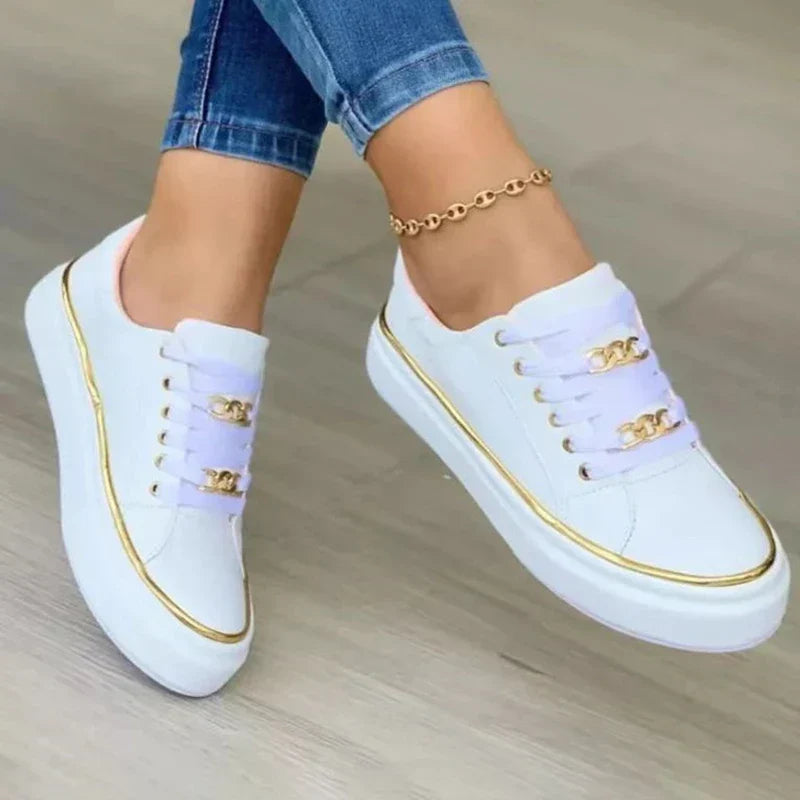 Lette og fleksible damesneakers i stilrent design. Ideelle komfortsko for sommer og vår.