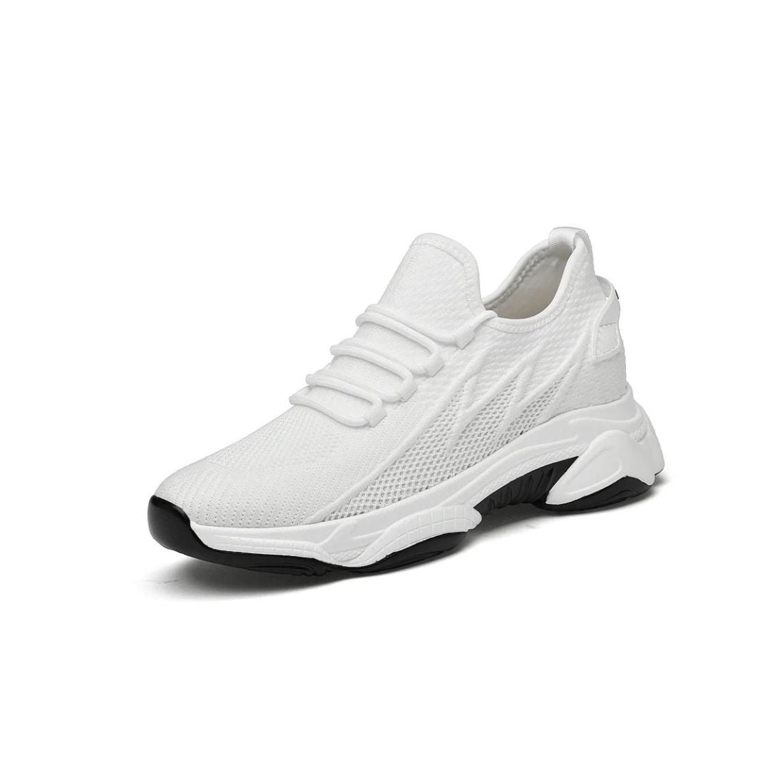 Herresko med høydeøkning, usynlig for økt selvtillit. Komfortable sneakers, perfekte som stilige hverdagssko.