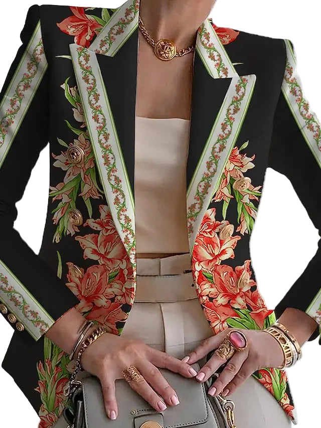 Stilren kvinners blazer for enhver anledning. Allsidig dameblazer perfekt for både hverdag og fest.