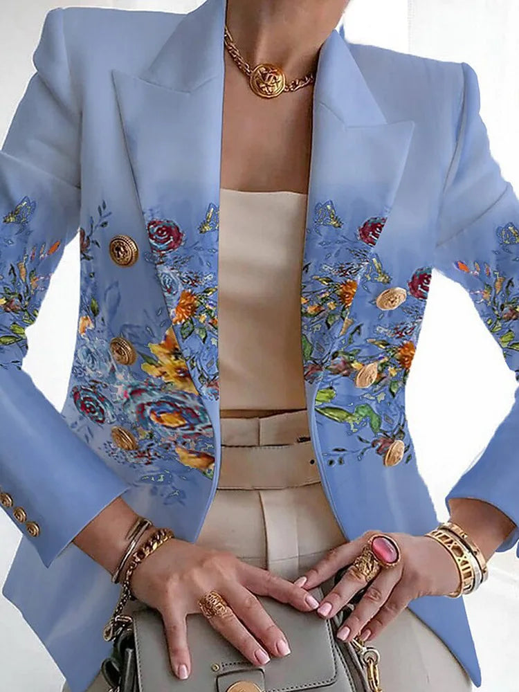 Allsidig kvinners blazer for dag til kveld. Elegant dameblazer som enkelt går fra kontor til fest.