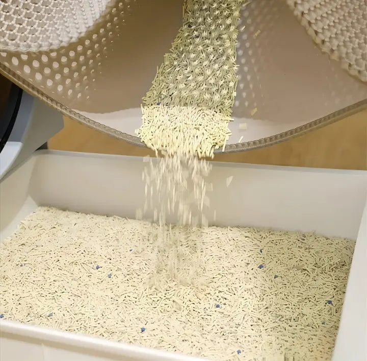 Robust EVA-skum kattesandmatte. Slitesterk og vanntett for langvarig bruk og et rent miljø.