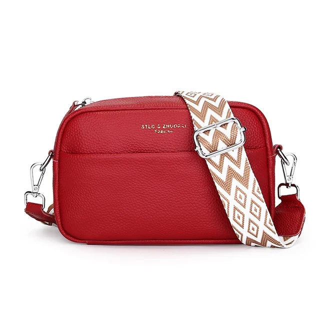Allsidig elegant skulderveske, kan bæres på skulderen eller som crossbody, passer til alt.