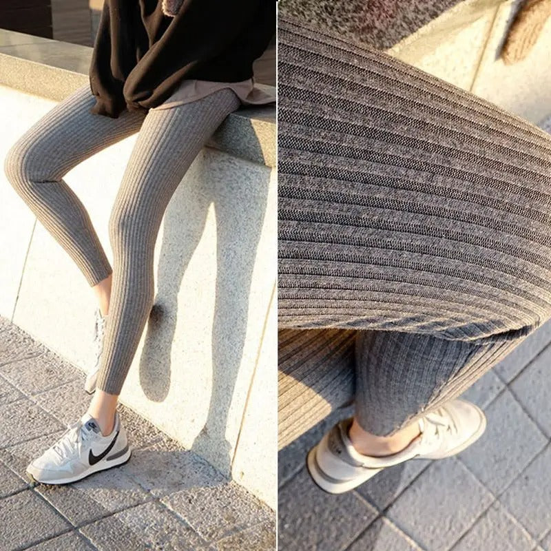 Moderne og komfortable leggings for kvinner. Bukser med høy midje, ideelle for stil og velvære.