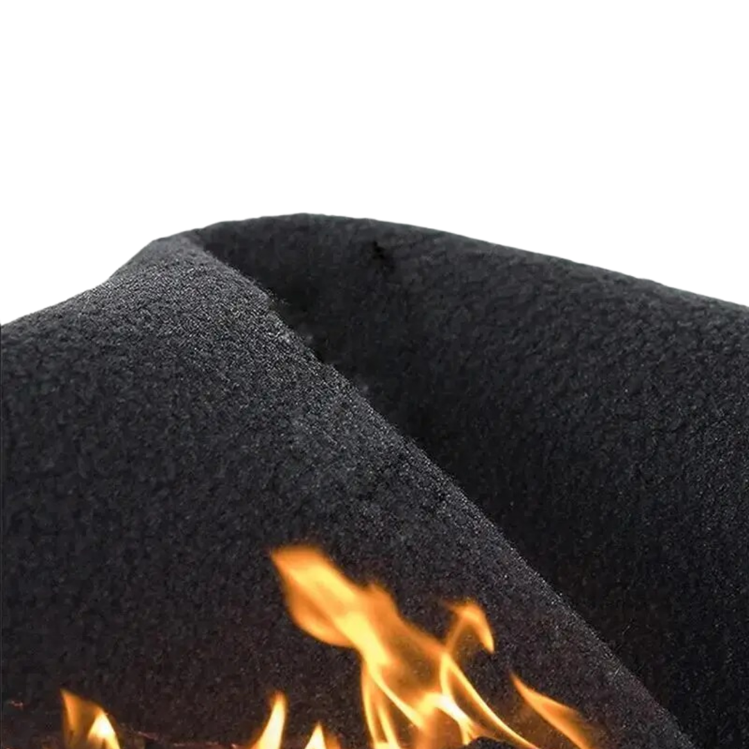 Svarte unisex fleecehansker for berøringsskjerm, vanntette. Perfekte varme vinterhansker med grep for utendørs.