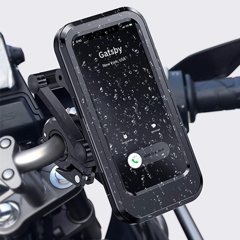 Smart sykkelholder med integrert USB-lading. Holder telefonen ladet og klar for GPS-navigasjon på turen.