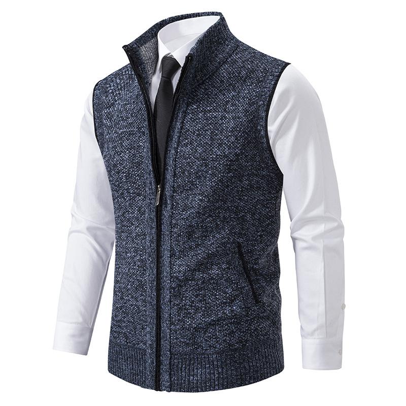 Tidløs herre fleecevest, perfekt for lag-på-lag og hverdagsbruk. Komfortabel og stilfull ermeløs vest.