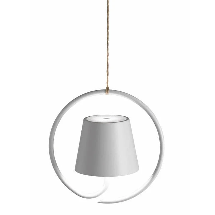 Portabel trådløs LED lampe, dimbar og USB oppladbar. Ideell som dekorativ utendørs/innendørs belysning.