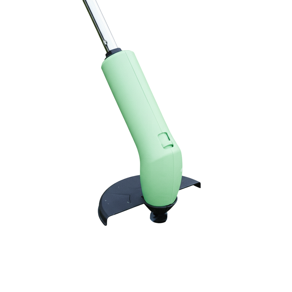 Trådløs minigress trimmer for lett og presis klipping av plen og kanter. Oppladbar, ergonomisk hageutstyr.