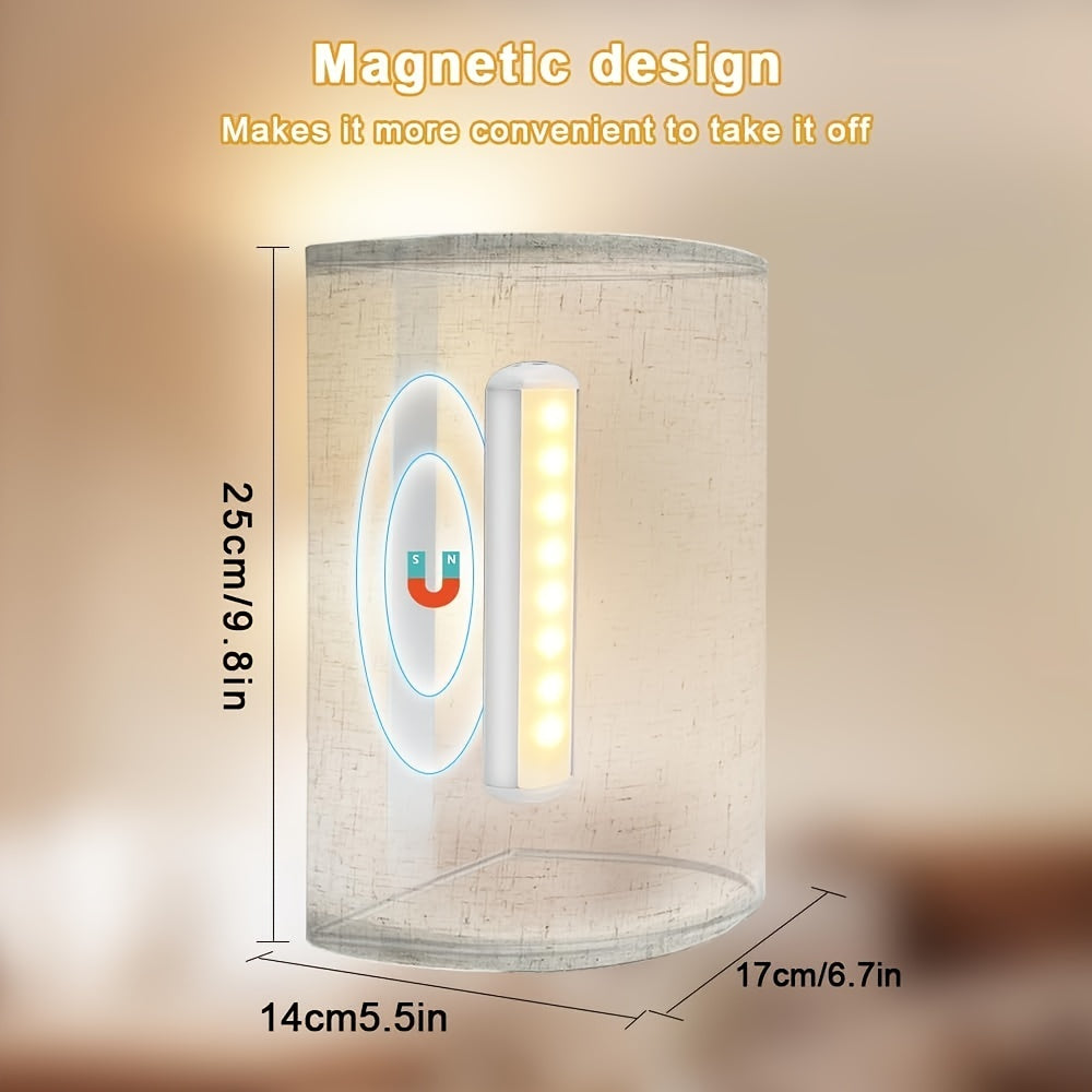 Moderne veggmontert trådløs lampe (2-pk) med fjernkontroll for enkel justering av dimbart RGB-lys.