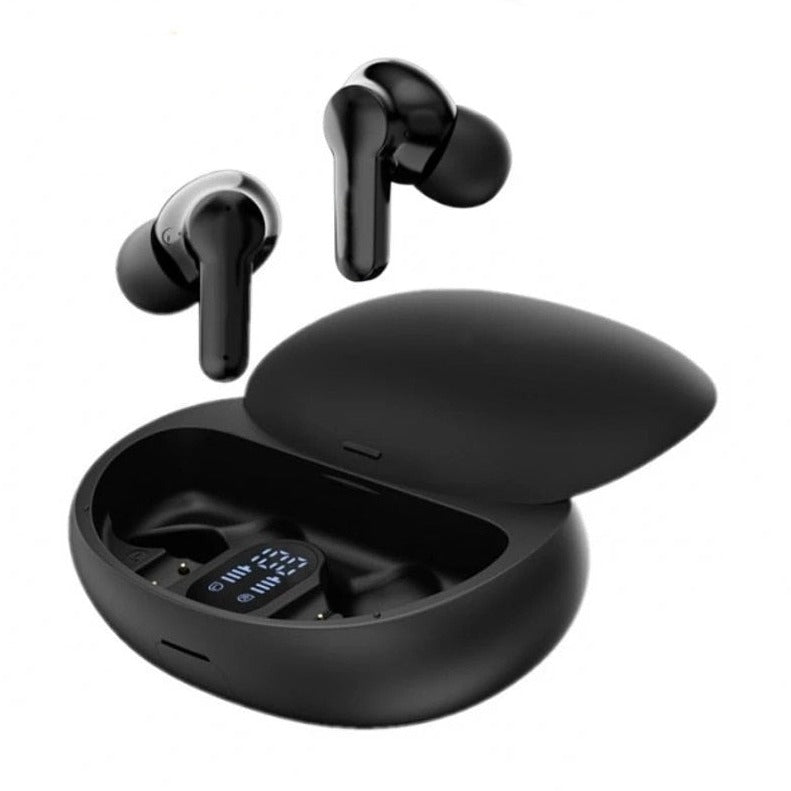 Trådløse ørepropper for krystallklar lyd, musikk og samtaler, med Bluetooth-tilkobling.