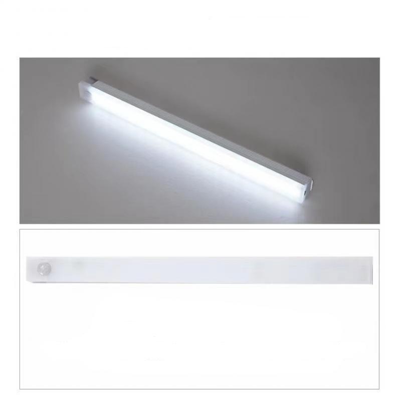 Enkel installasjon av trådløst LED-skaplys. Bevegelsessensor gir lys i gangen eller garasjen.