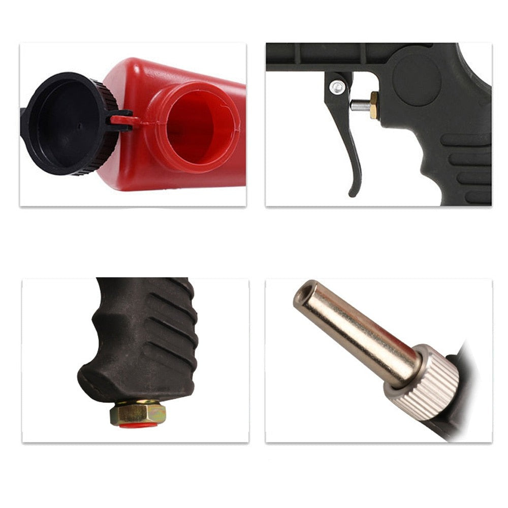 Ergonomische Sandstrahlpistole, perfekt für Oberflächenbehandlung und Farbentfernung