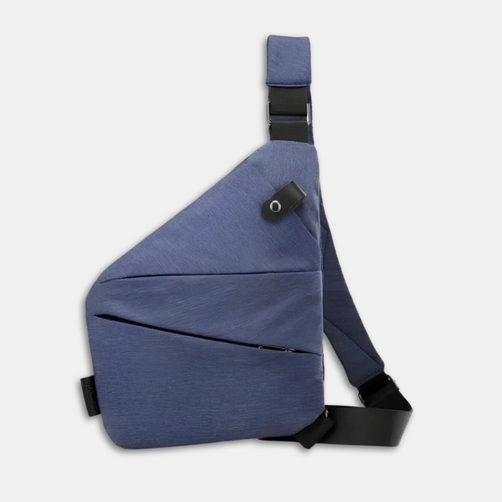 Fleksibel unisex veske designet for sikkerhet og komfort på farten, med et minimalistisk og tidløst utseende.