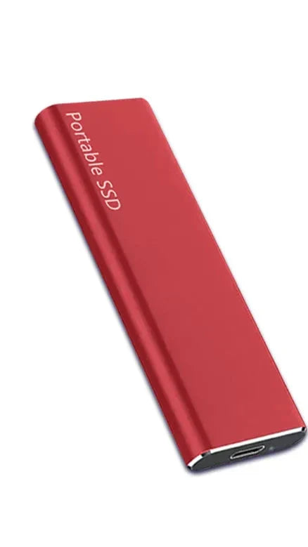 Rask USB-C ekstern harddisk for plug and play dataoverføring. Tynn og kompakt lagringsløsning.