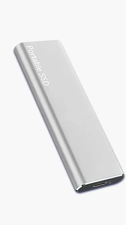 Kompakt ekstern harddisk 2TB for rask dataoverføring. Ideell bærbar lagringsløsning for jobb og reise.