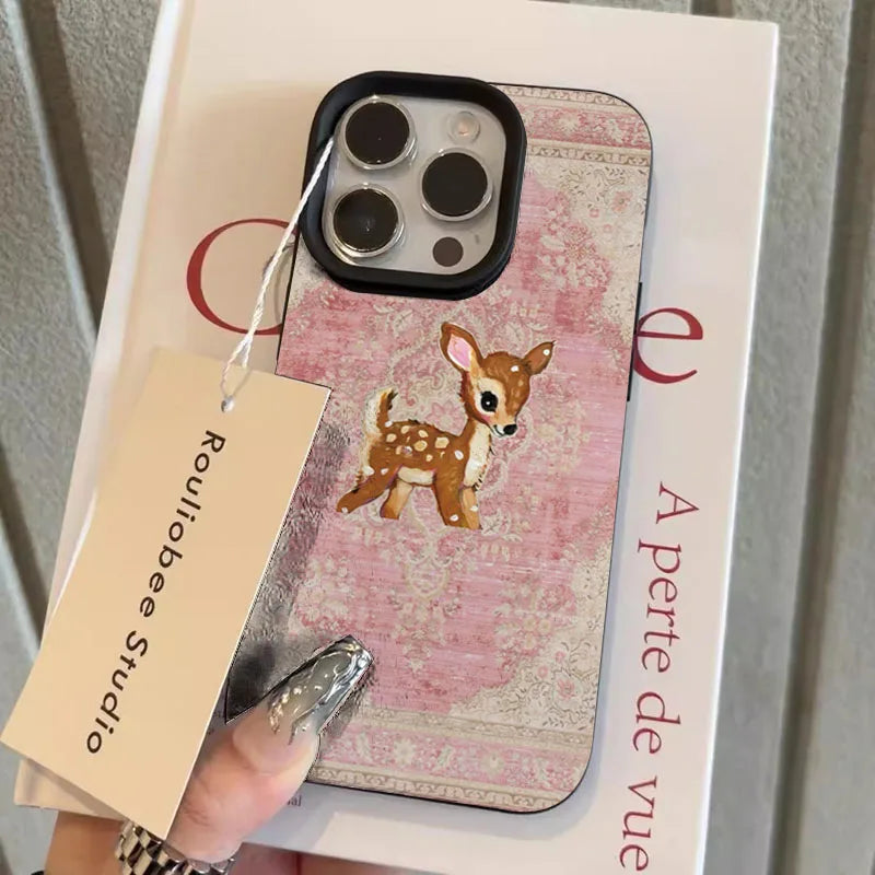 Slitesterkt og stilfullt blomsterdeksel til iPhone 12, gir førsteklasses telefonbeskyttelse.