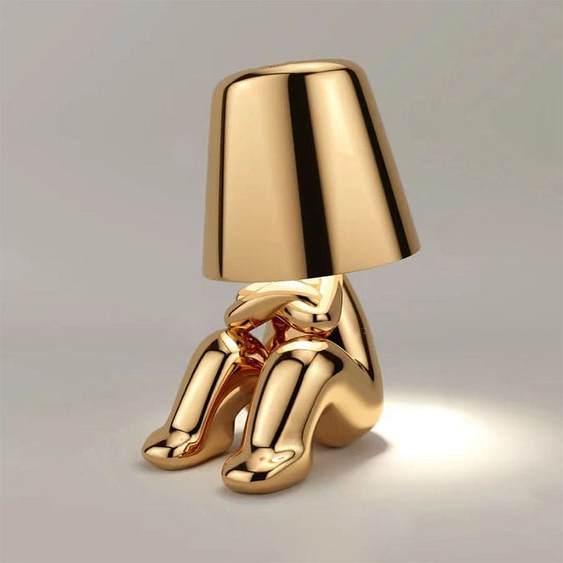 Funksjonell LED bordlampe som leselys. Moderne design for nattbordet, skaper koselig stemning.