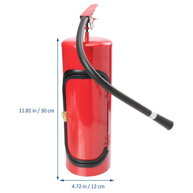 Brannslukker flaskeholder. Vinstativ for champagne og vin. Kreativ og dekorativ til hjemmeinnredning.