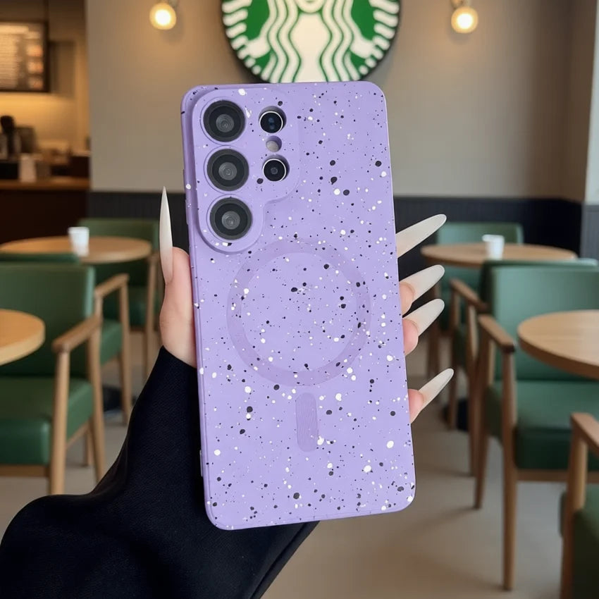 Uttrykksfullt grafitti mobilcover som beskytter din Samsung Galaxy med personlig stil.