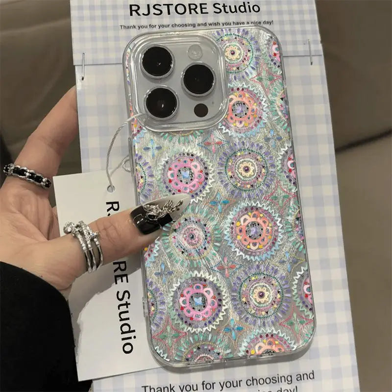 Trendy retro telefondeksel for iPhone. Et unikt mobiltilbehør som beskytter med stil.