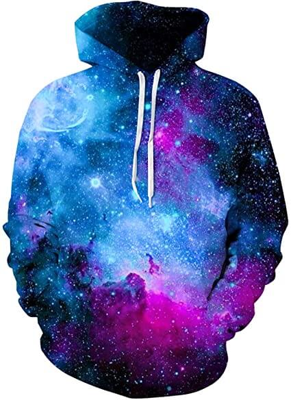 Myk og komfortabel unisex hettegenser med imponerende 3D-realistiske trykk.
