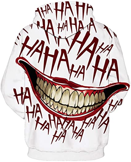 Realistisk 3D-trykk på unisex hettegenser for en iøynefallende fritidsstil.