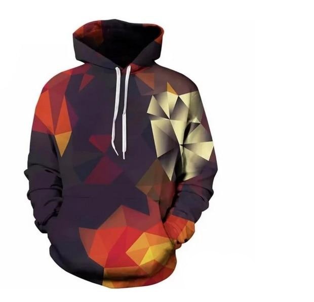 Nyhet! Komfortabel unisex genser med spennende 3D-trykk for alle anledninger.