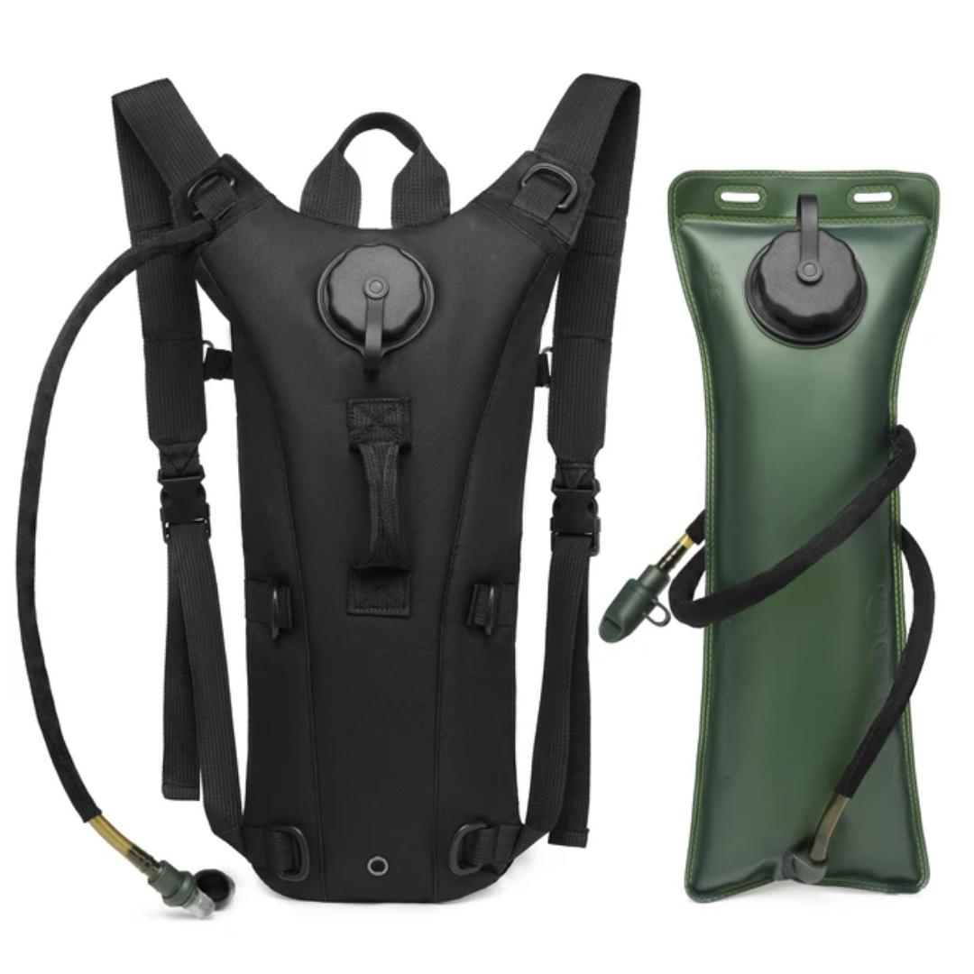 Unisex 3L vannryggsekk med integrert hydreringssystem, perfekt for turer og friluftsliv. Komfortabel.