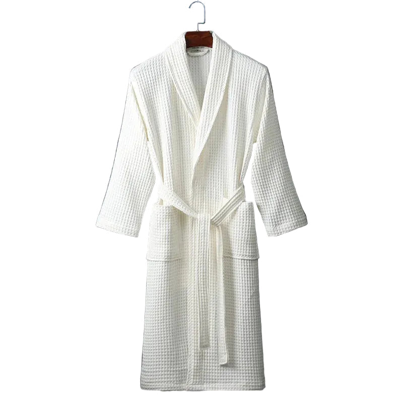 Unisex badekåpe i myk bomull, perfekt for avslapning etter badet. Komfortabel morgenkåpe for hjemmet.