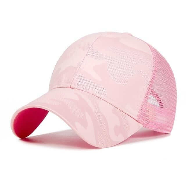Stilig og praktisk hestehale caps i bomull, en trendy unisex lue for hverdag og mote om sommeren.