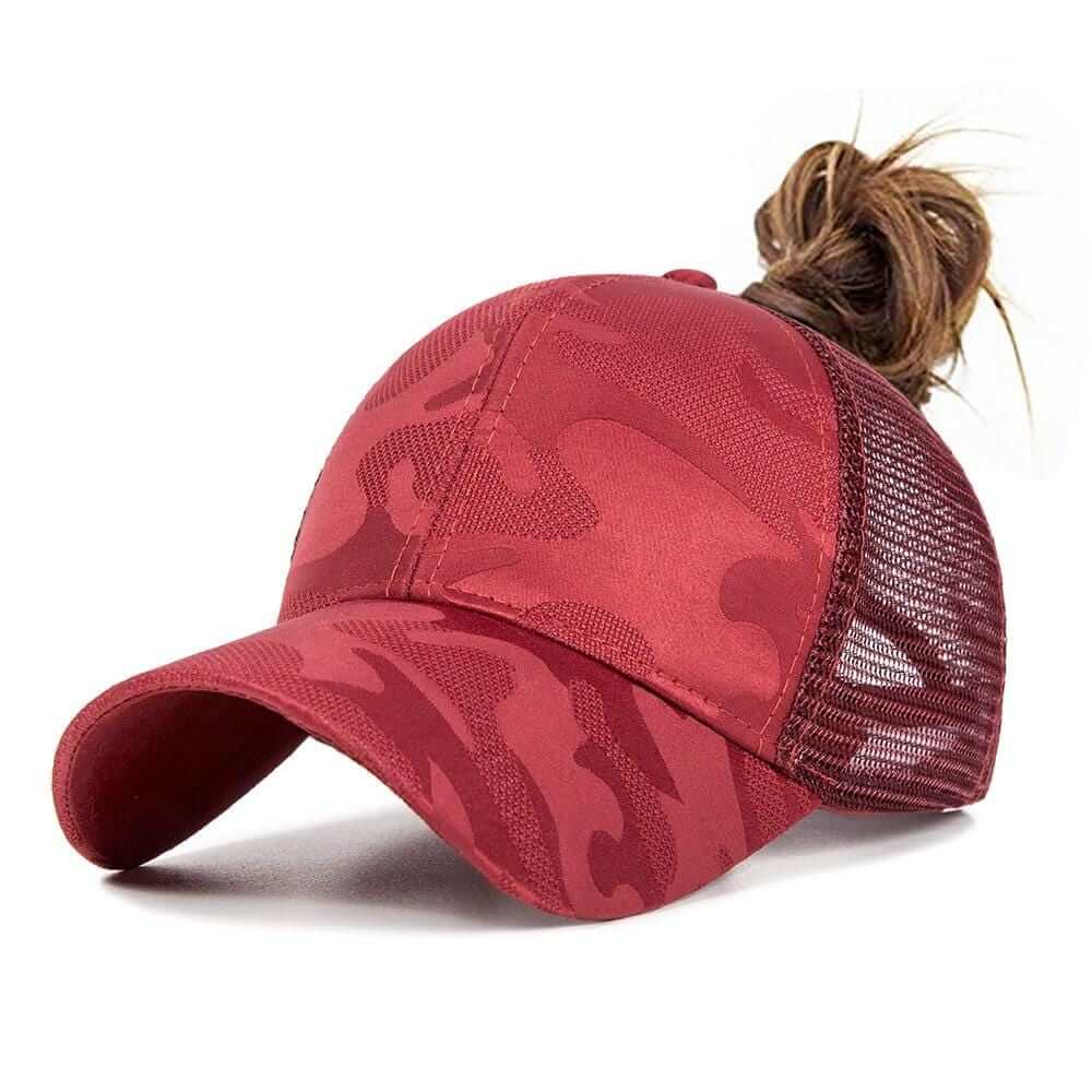Allsidig unisex hestehale caps, perfekt som sportscaps, hverdags-lue eller til friluftsliv. Justerbar bomullscaps.